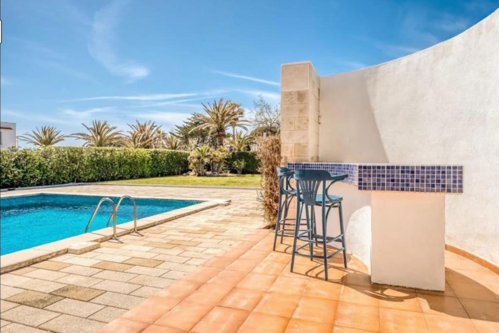 La Calma Espectacular Villa Con Jardin Y Piscina En Menorca 奥尔加 外观 照片