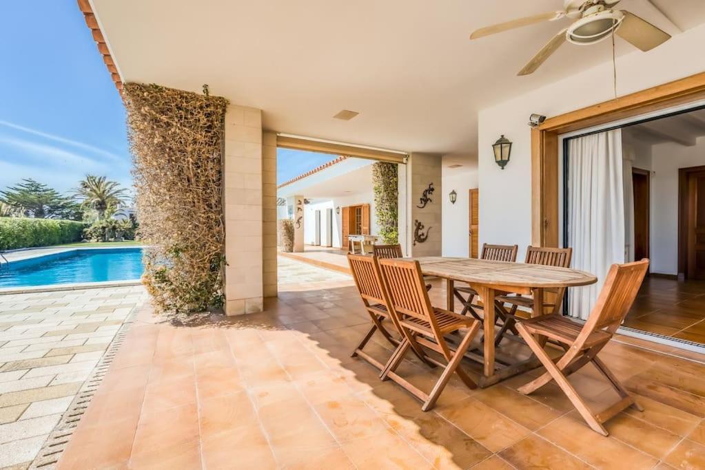 La Calma Espectacular Villa Con Jardin Y Piscina En Menorca 奥尔加 外观 照片