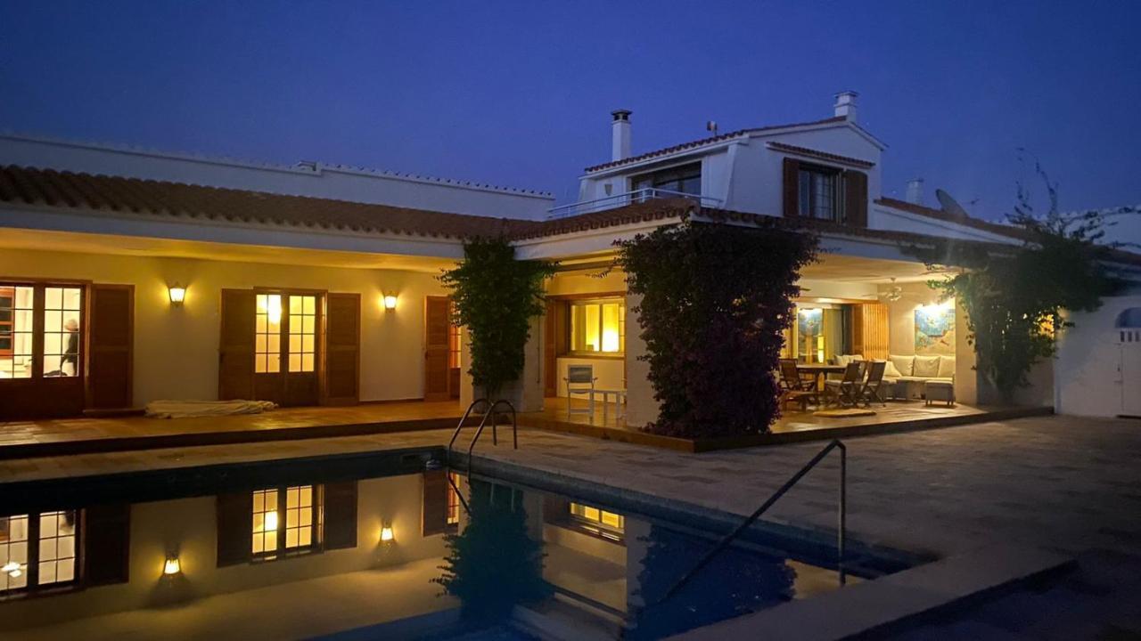 La Calma Espectacular Villa Con Jardin Y Piscina En Menorca 奥尔加 外观 照片