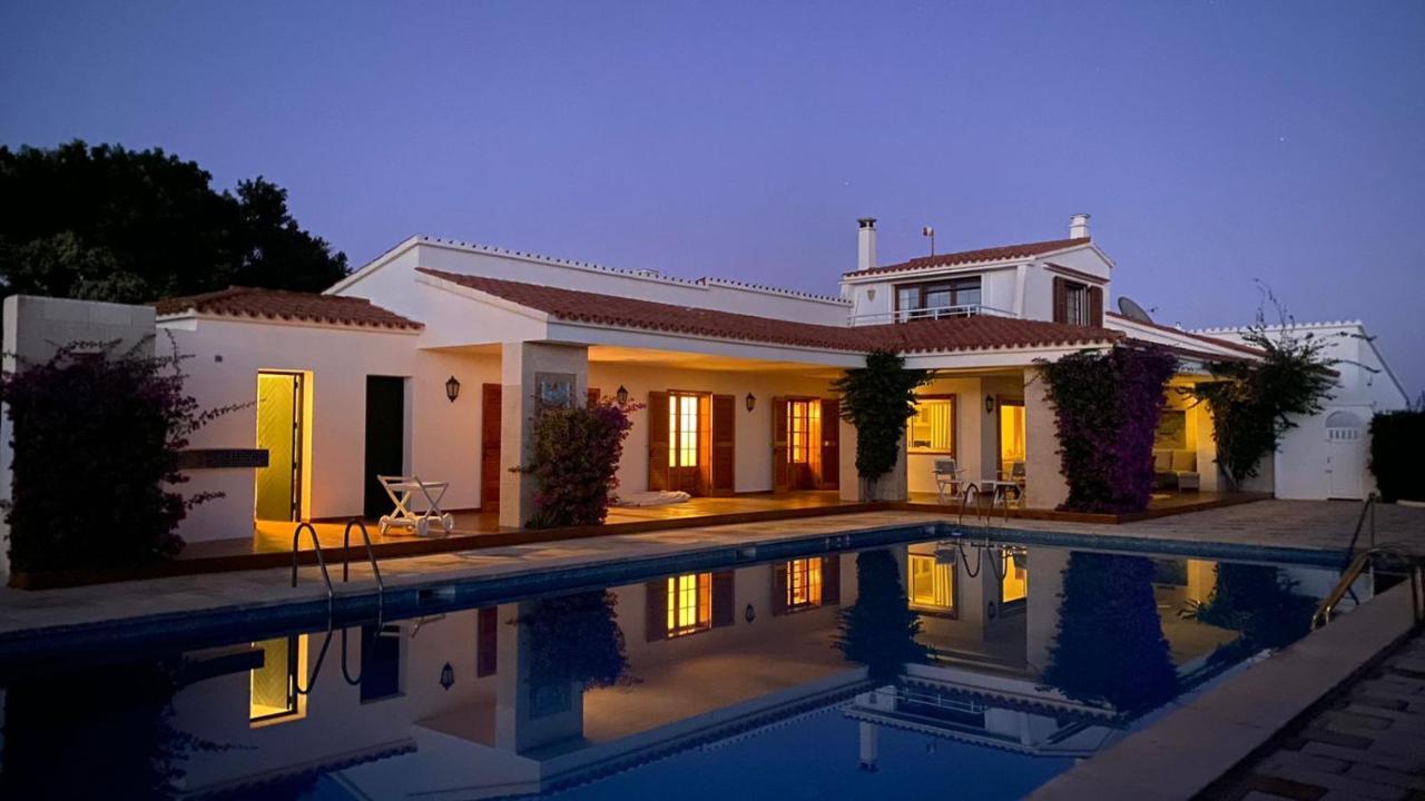 La Calma Espectacular Villa Con Jardin Y Piscina En Menorca 奥尔加 外观 照片